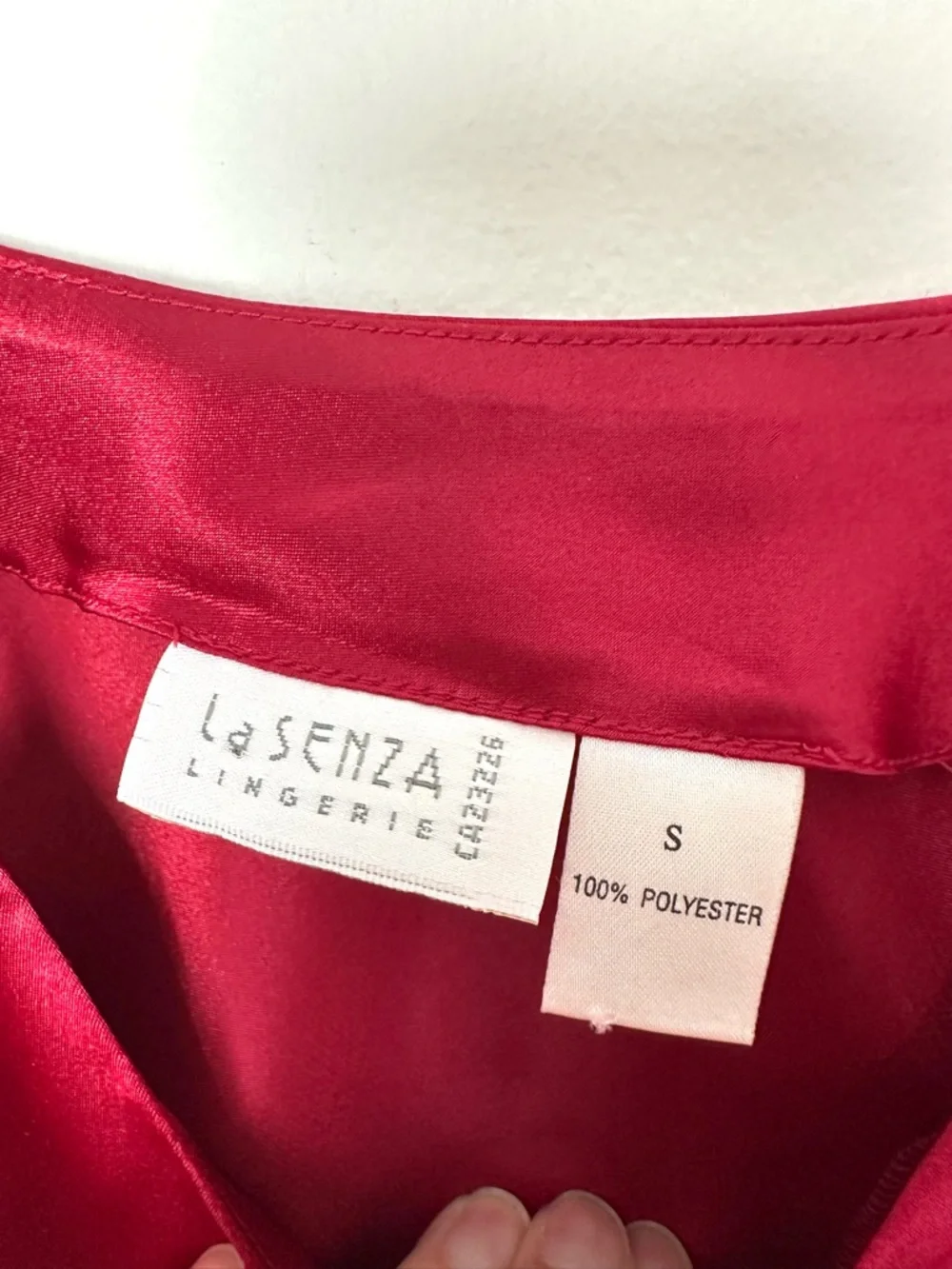 Vintage Red Satin Slip Dress Romantic Feminine Y2K Baddie Indie Sleaze Rose - Picture 6 of 10